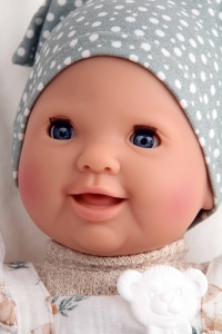 Schildkröt Schnullerbaby Lenchen 37 cm, blaue Augen  Neu 24
